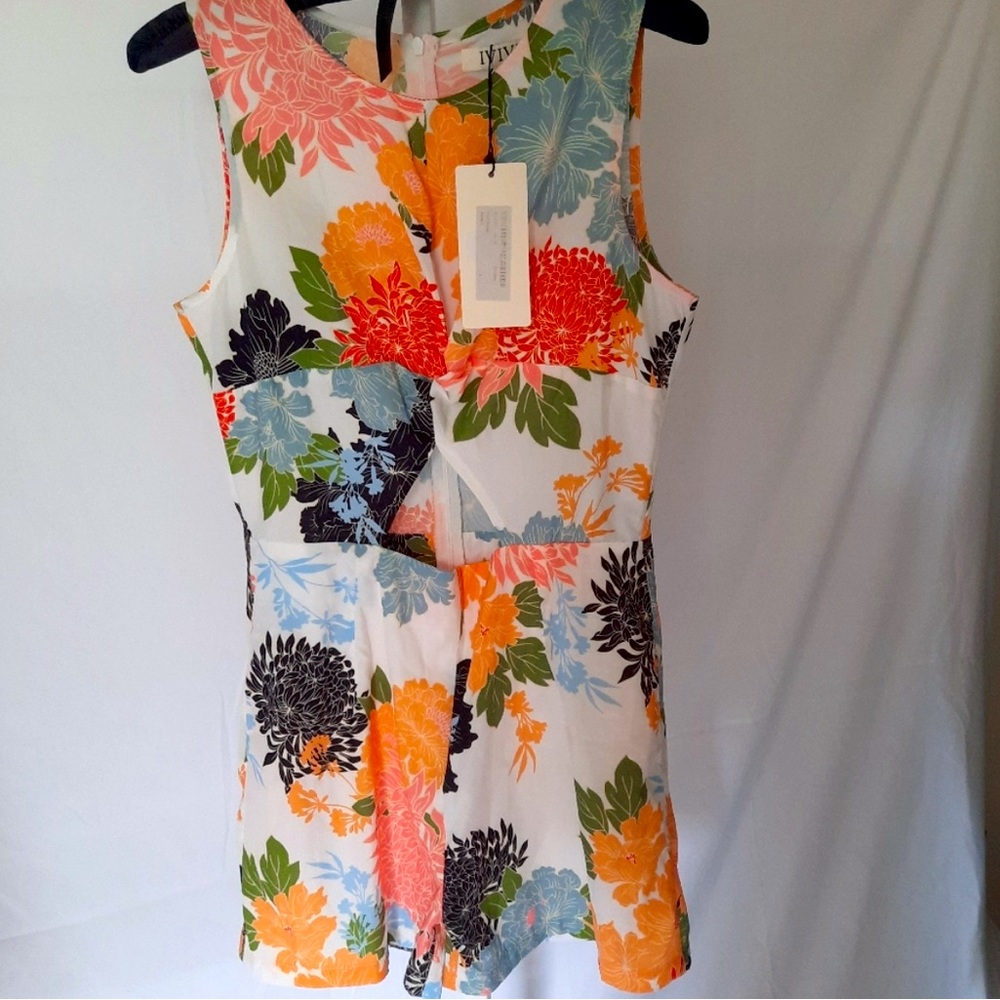 Ivivi Boutique Floral Lined Romper - Picture 2 of 5